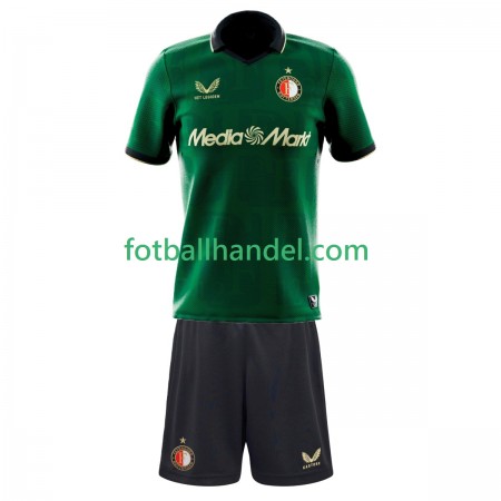 Barn Fotballdrakter Feyenoord Rotterdam Fjerde 2025-26 Kortermet